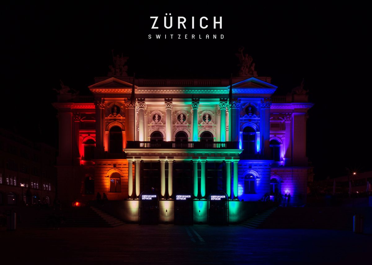 'Zurich ' Poster, picture, metal print, paint by Big City Displate