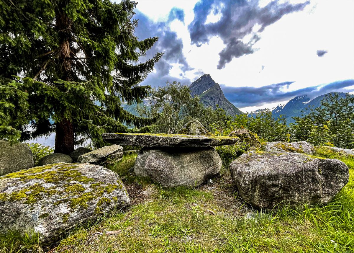 'Norway Trandal Fjord ' Poster by Wikstroem Displate