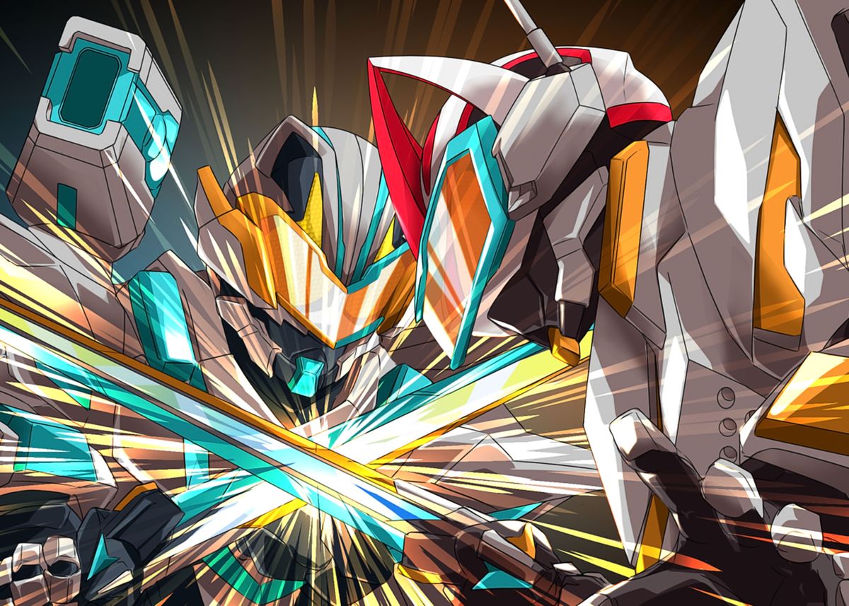 Mask Rider Fighting 'kamen rider fight' Poster by Anime Gaming | Displate
