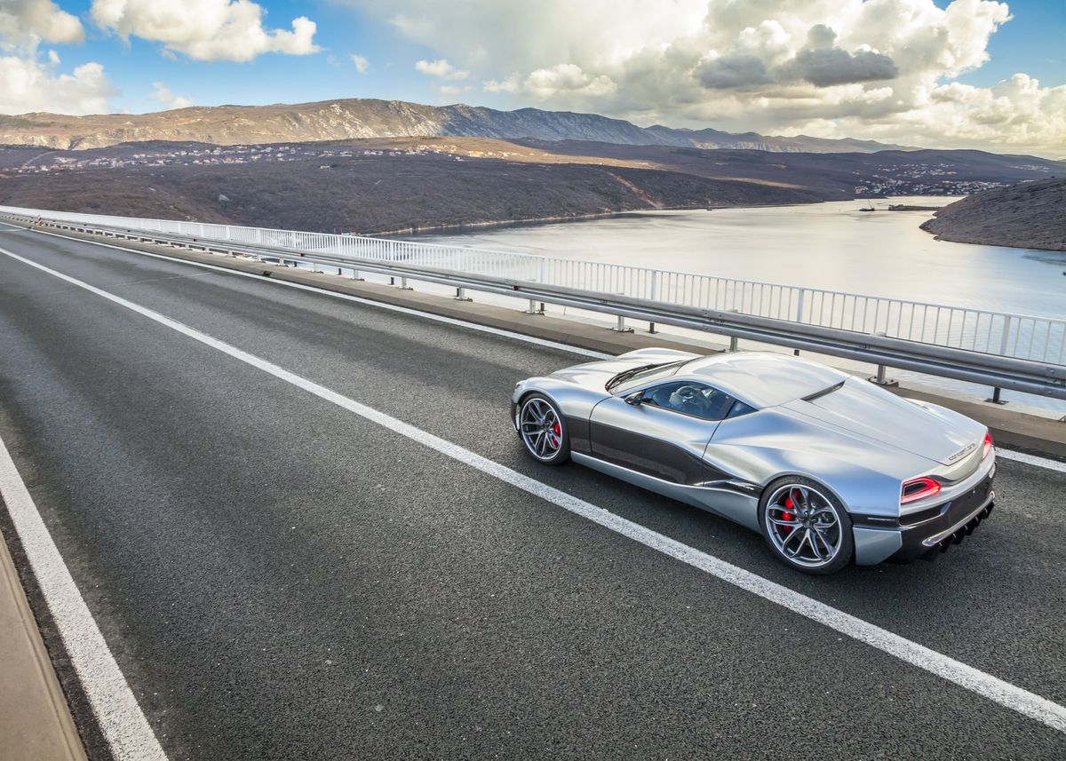 'Rimac Concept 1' Poster, picture, metal print, paint by Sport Cars ...