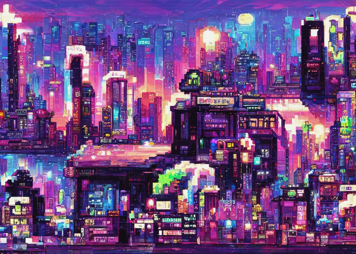 100+] Cyberpunk Pixel Art Wallpapers