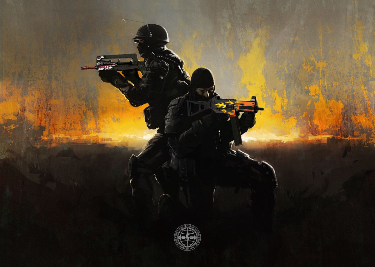 CS GO poster, Counter Strike Global Offensive, Counter Strike, HD wallpaper