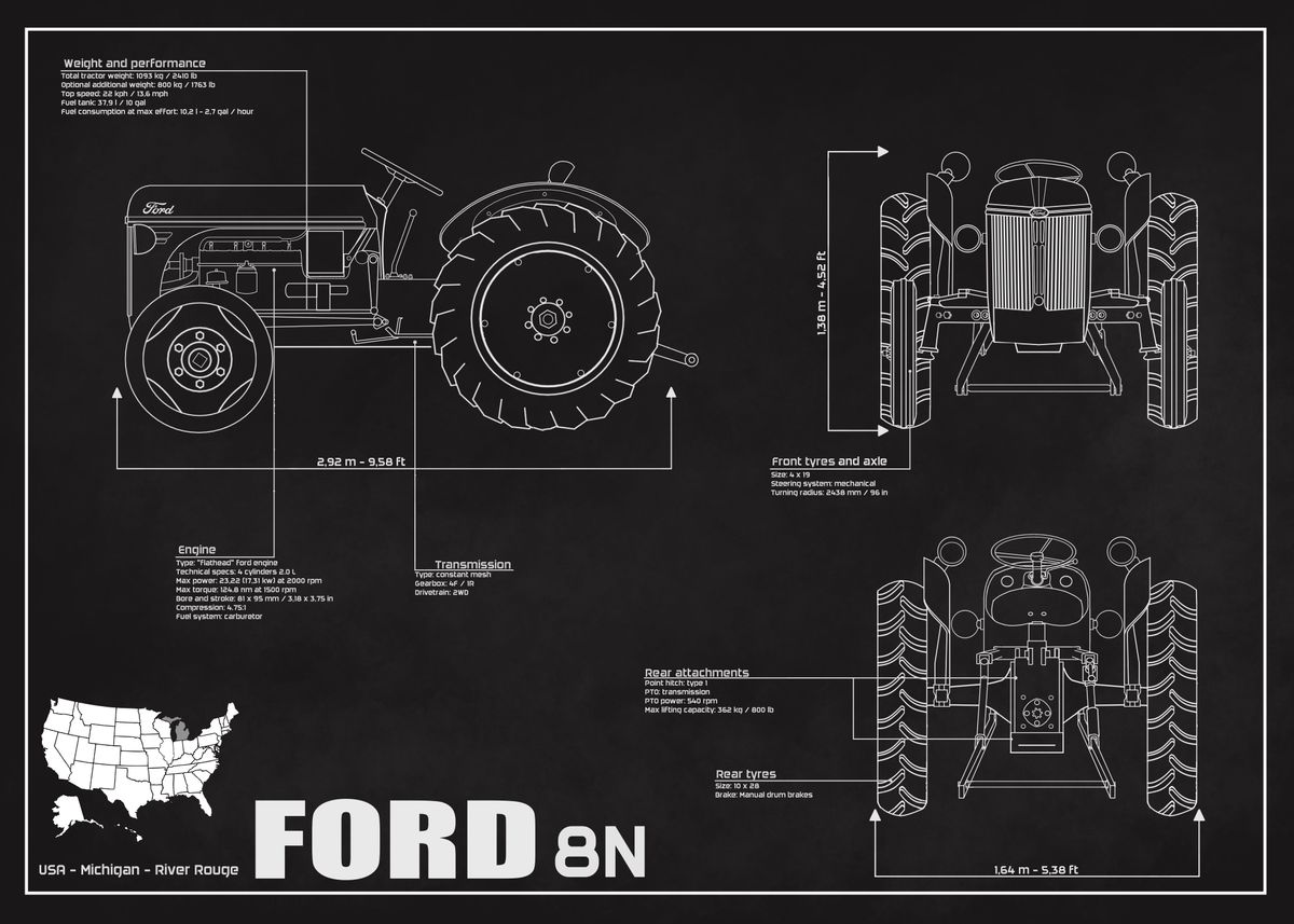 Ford 8n Poster Picture Metal Print Paint By KyomaArt Displate Cf636db50f398e2ca6e19ddc207b5921 2eb4d7ef80af6f799f4b0eaa7890eb32