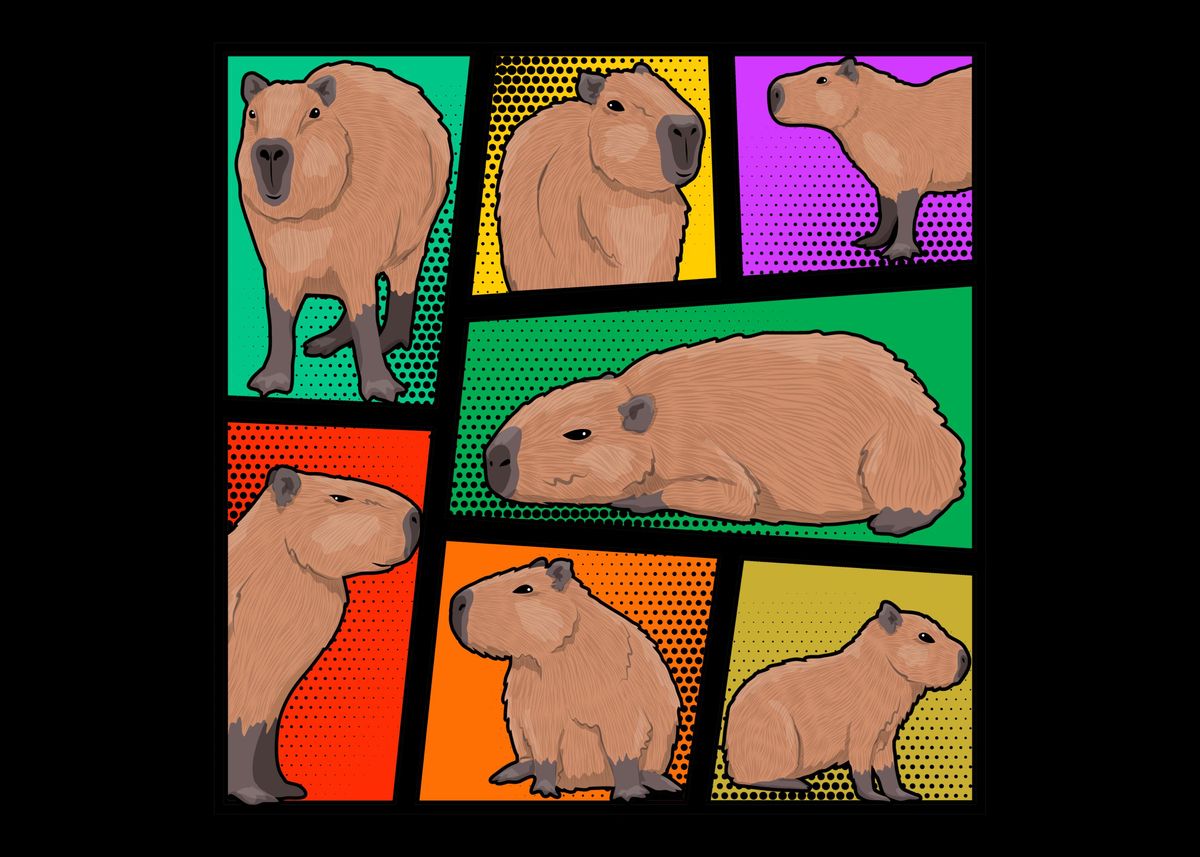 Capivara Posters for Sale