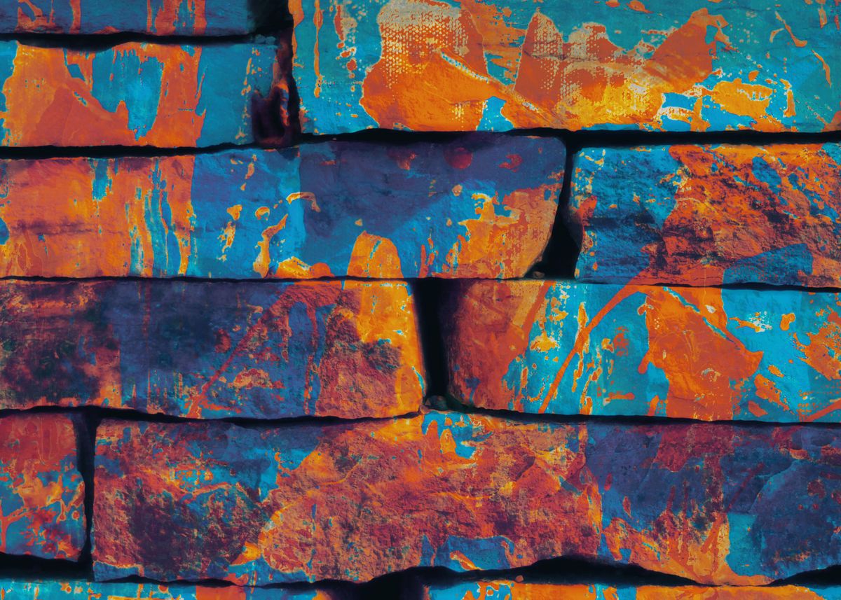 'Graffiti Street Art' Poster by Color My Wall Displate