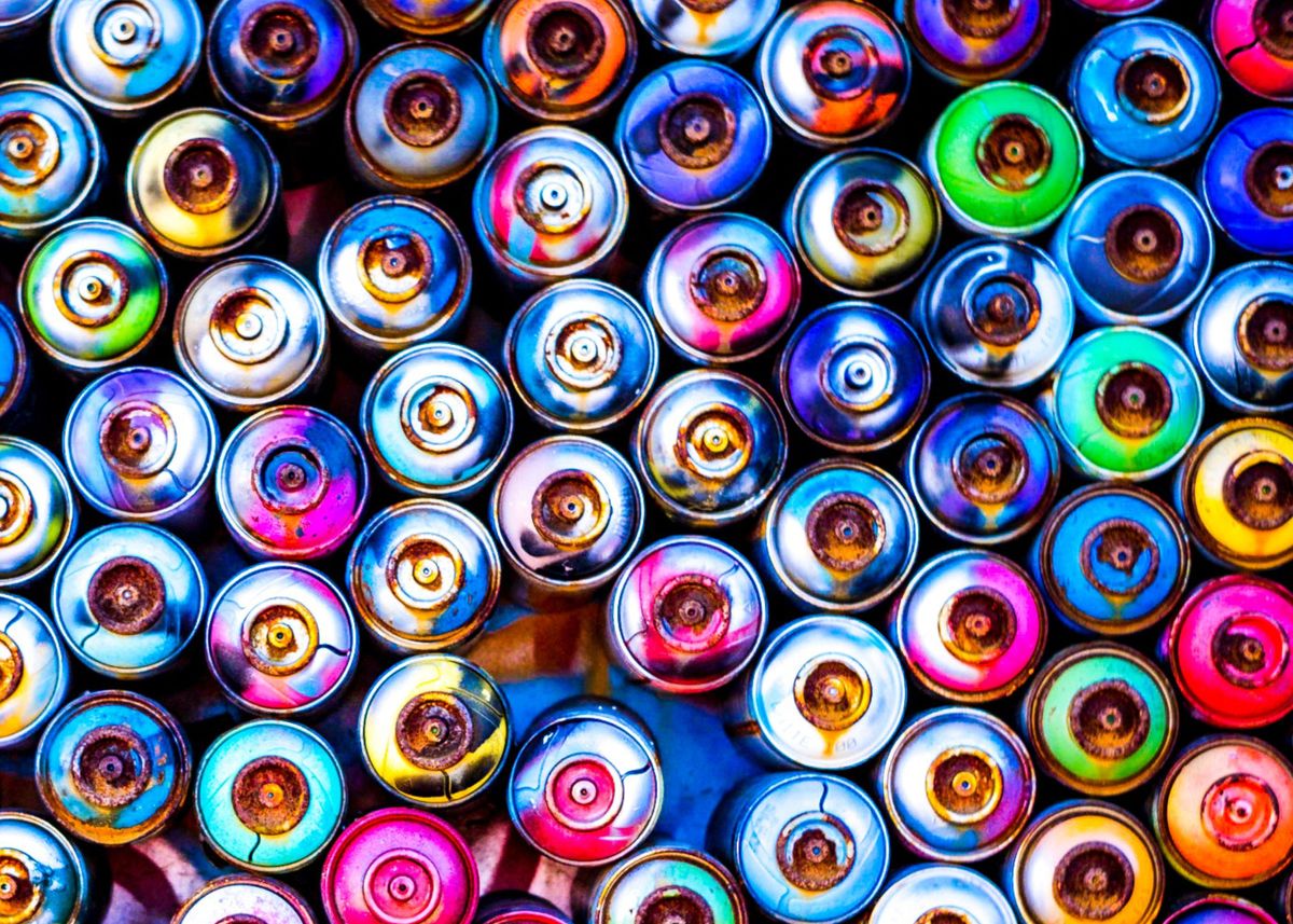 'Graffiti Street Art' Poster by Color My Wall Displate