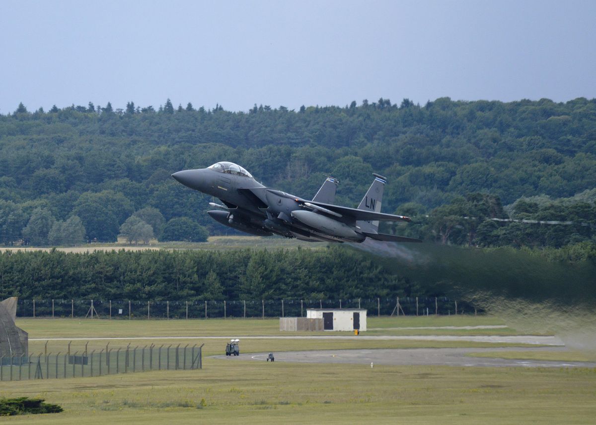 'Lakenheath' Poster, picture, metal print, paint by Galaxy Images ...