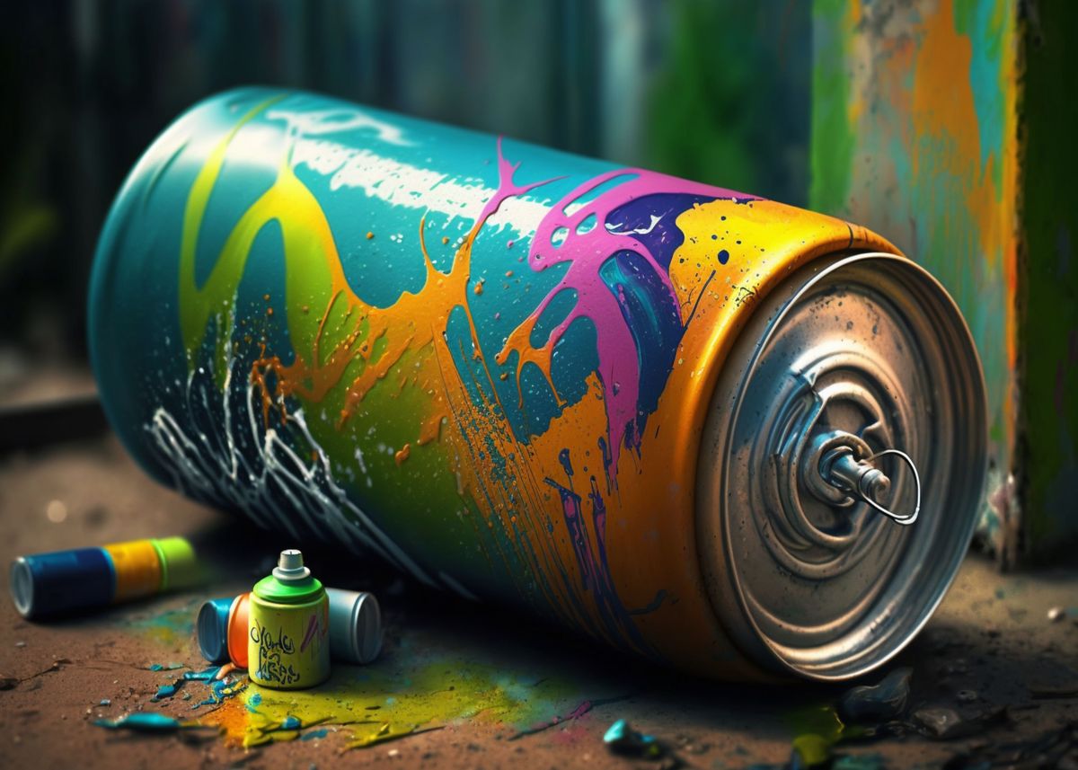 'Graffiti Street Art' Poster by Color My Wall Displate