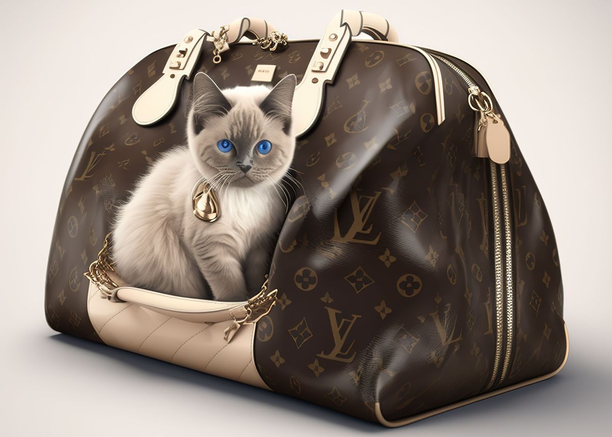 luxury cat ' Poster by Philippa Quintero