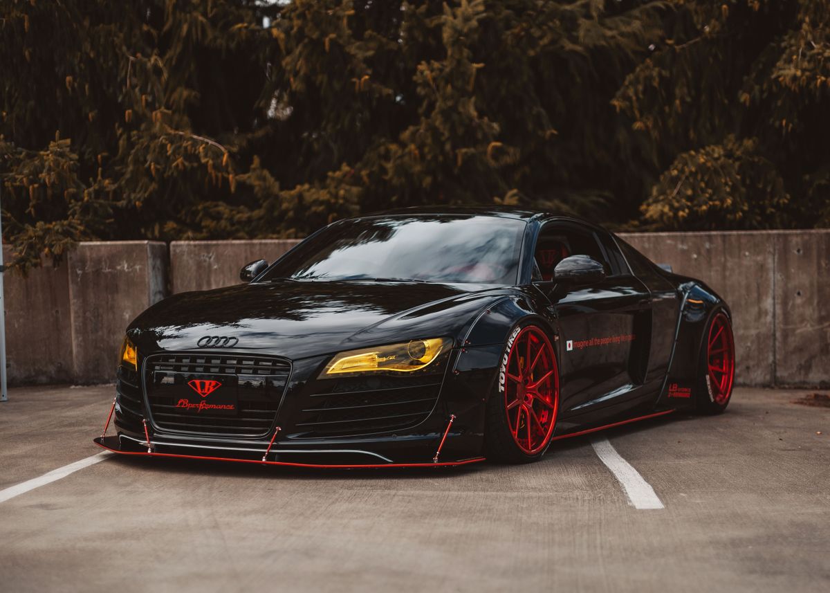 'audi r8' Poster by Sport Cars | Displate