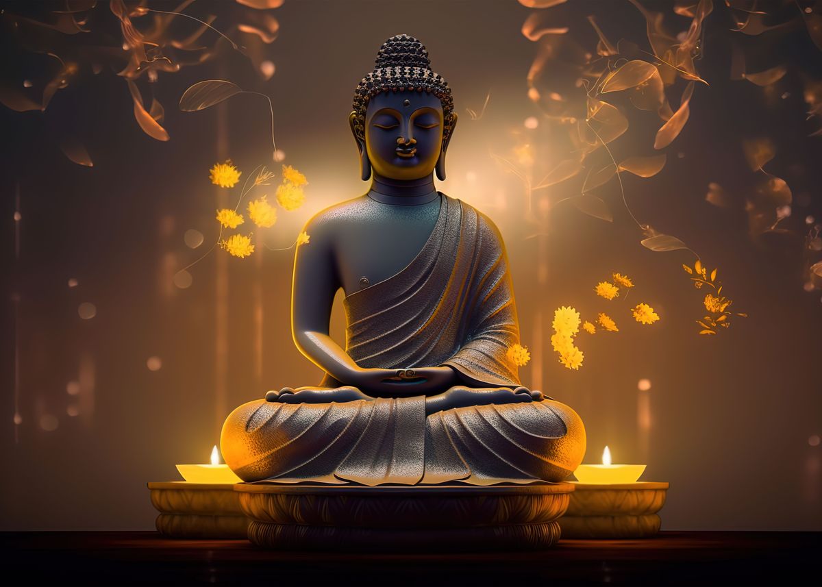 'guanyin buddha' Poster, picture, metal print, paint by Zachariah ...
