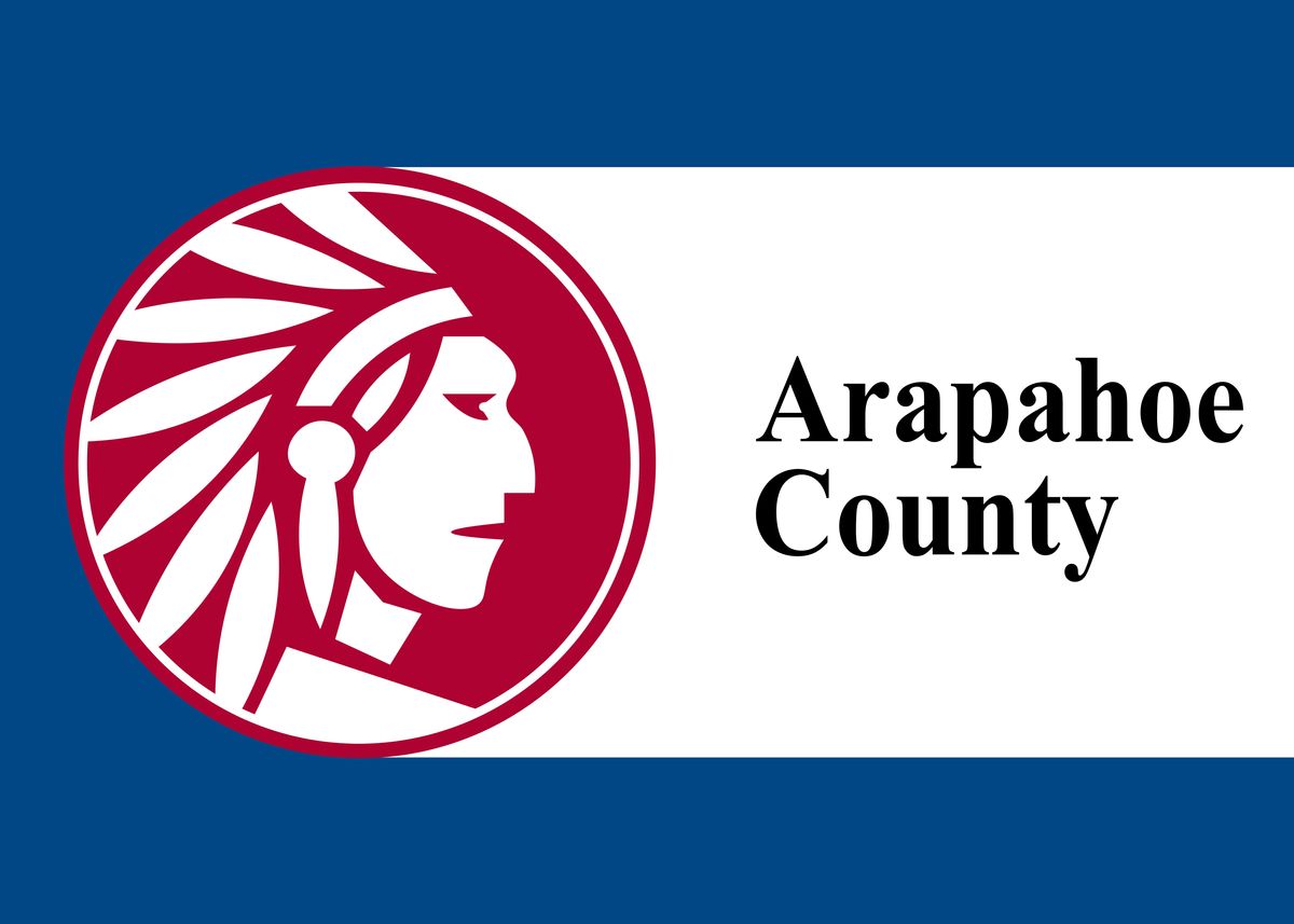 'Arapahoe County Flag' Poster, picture, metal print, paint by Bruce