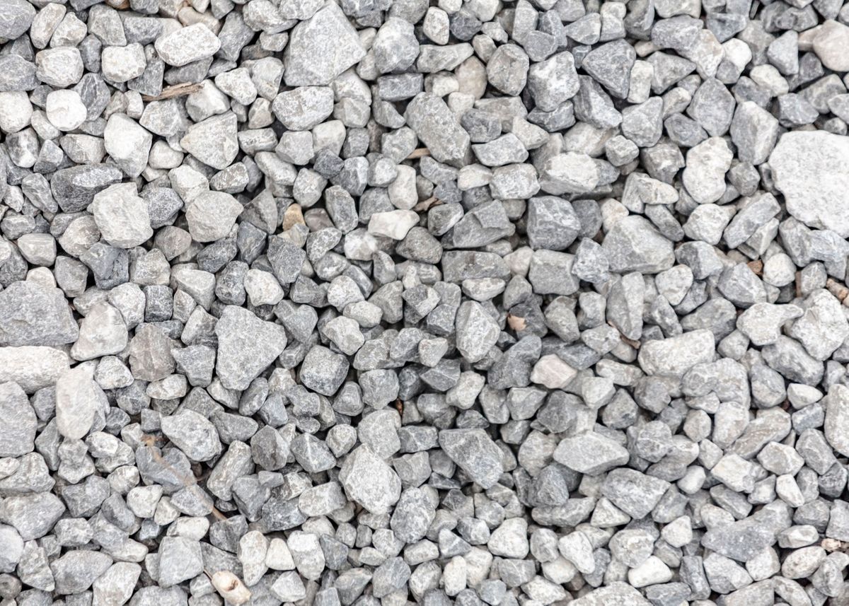 'Pebbles sharp above textur' Poster, picture, metal print, paint by ...