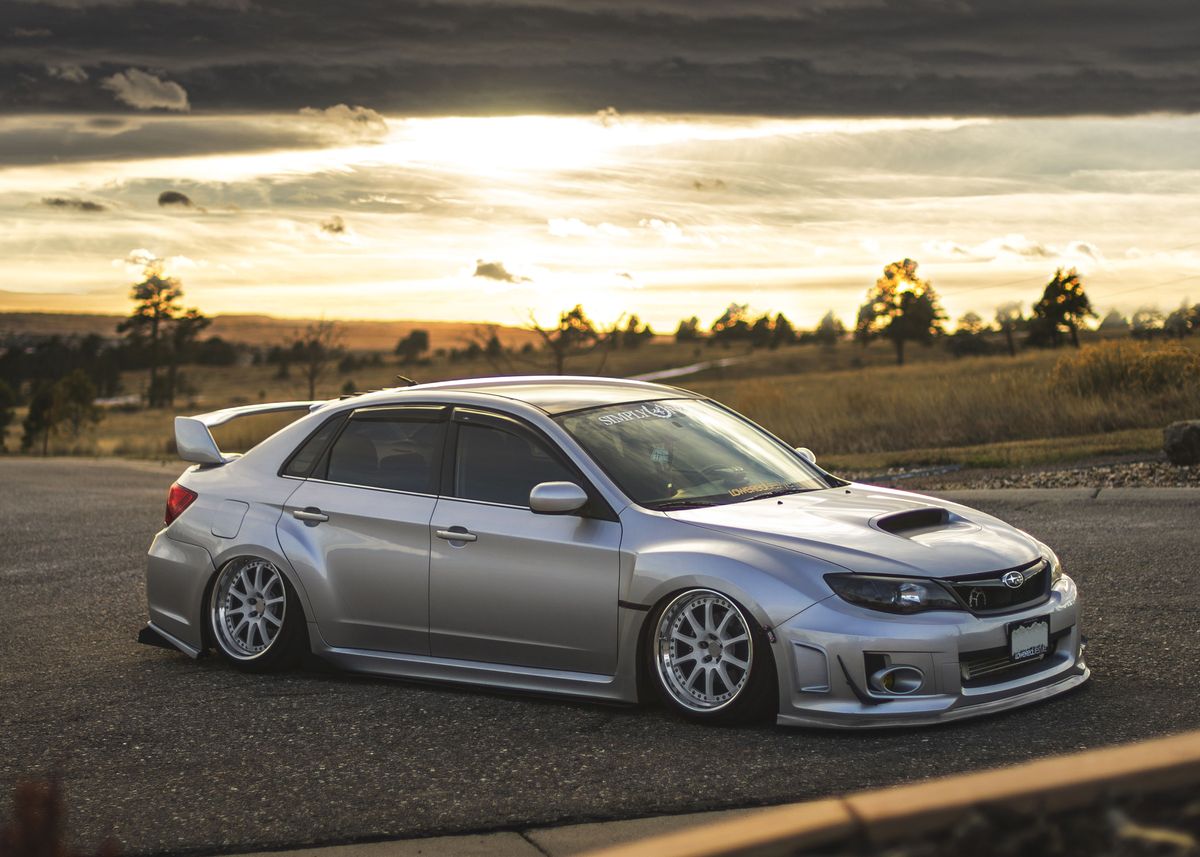 'subaru impreza wrx sti' Poster, picture, metal print, paint by Sport ...