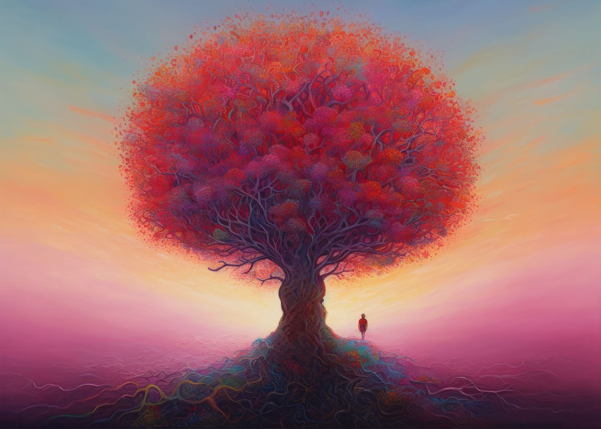Tree And Human 'The tree and the human' Poster by DB P | Displate