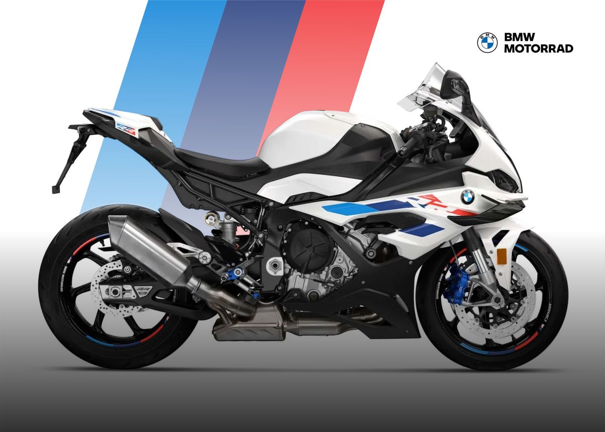 S1000rr Racing 'BMW S1000RR RACING LIVERY' Poster, picture, metal print, paint by Flux ...