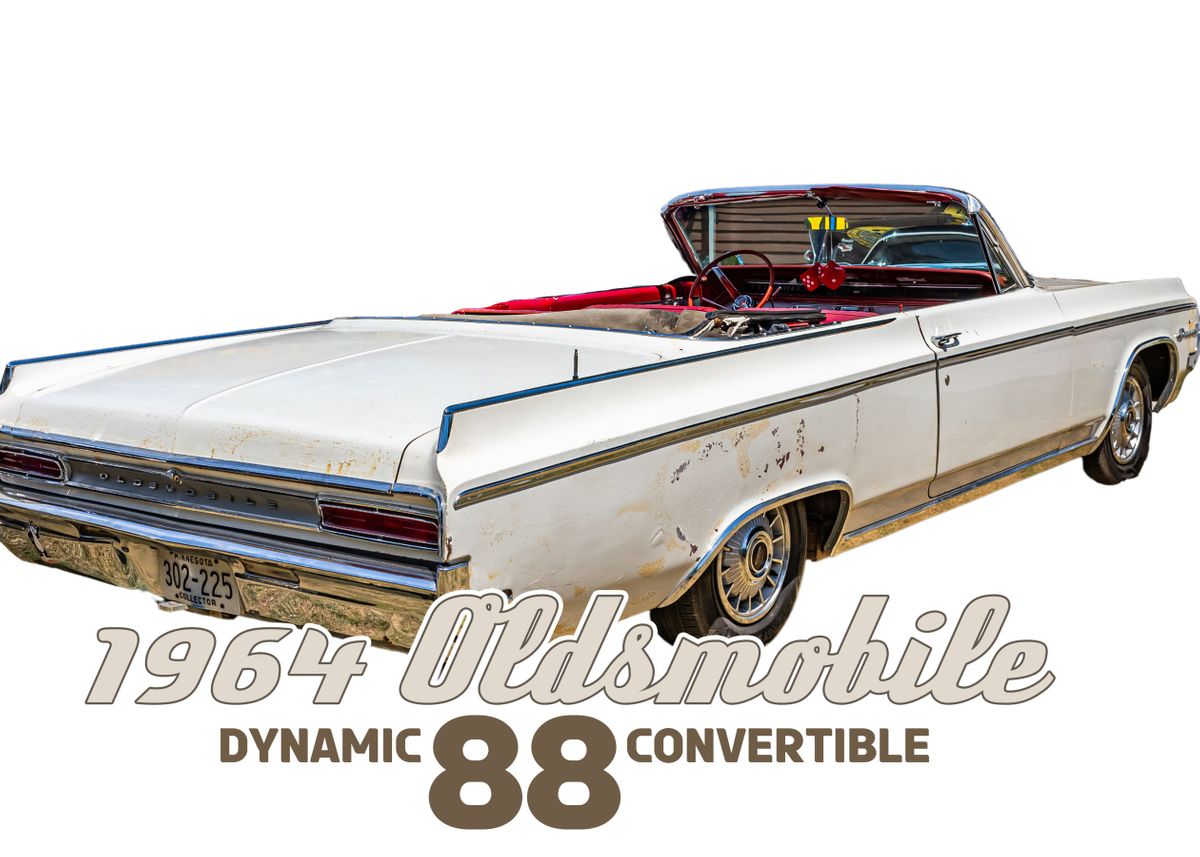 '1964 Oldsmobile Dynamic 88' Poster, picture, metal print, paint by ...