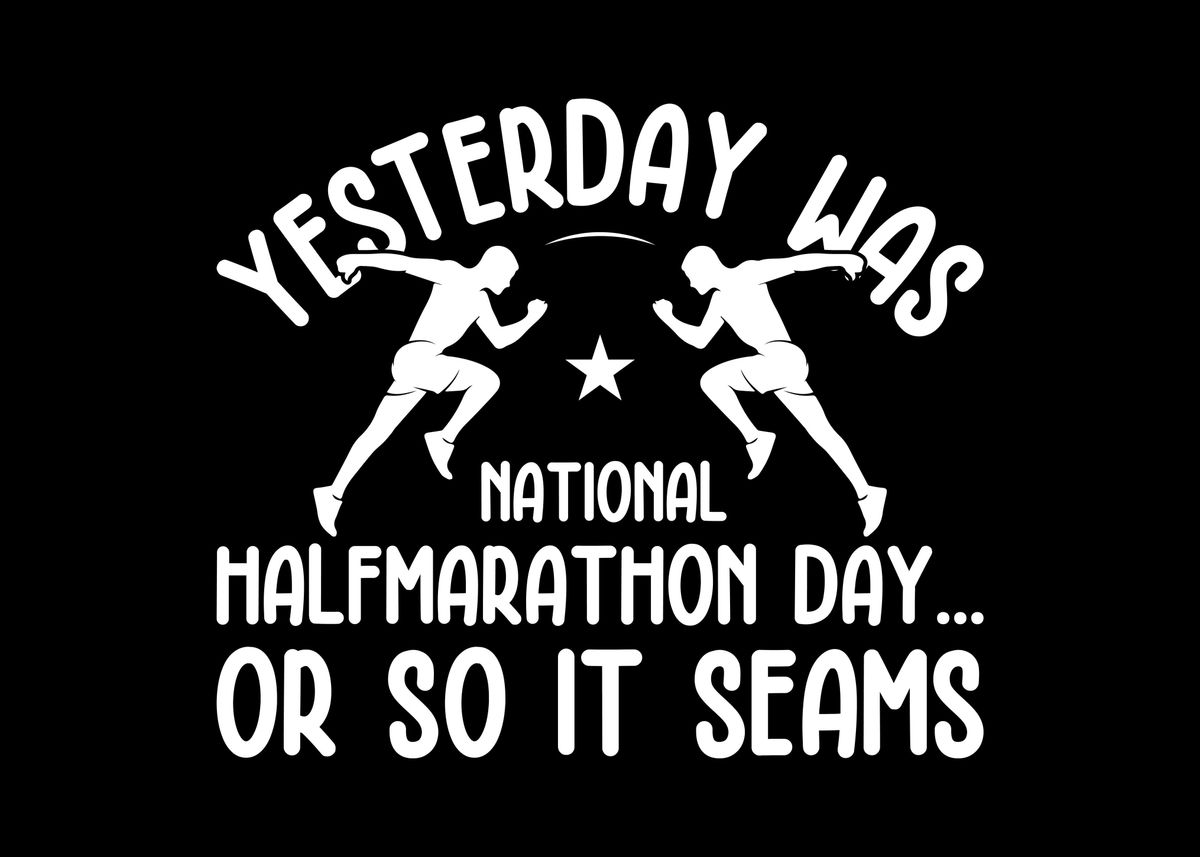 half-marathon-poster-picture-metal-print-paint-by-sebastian