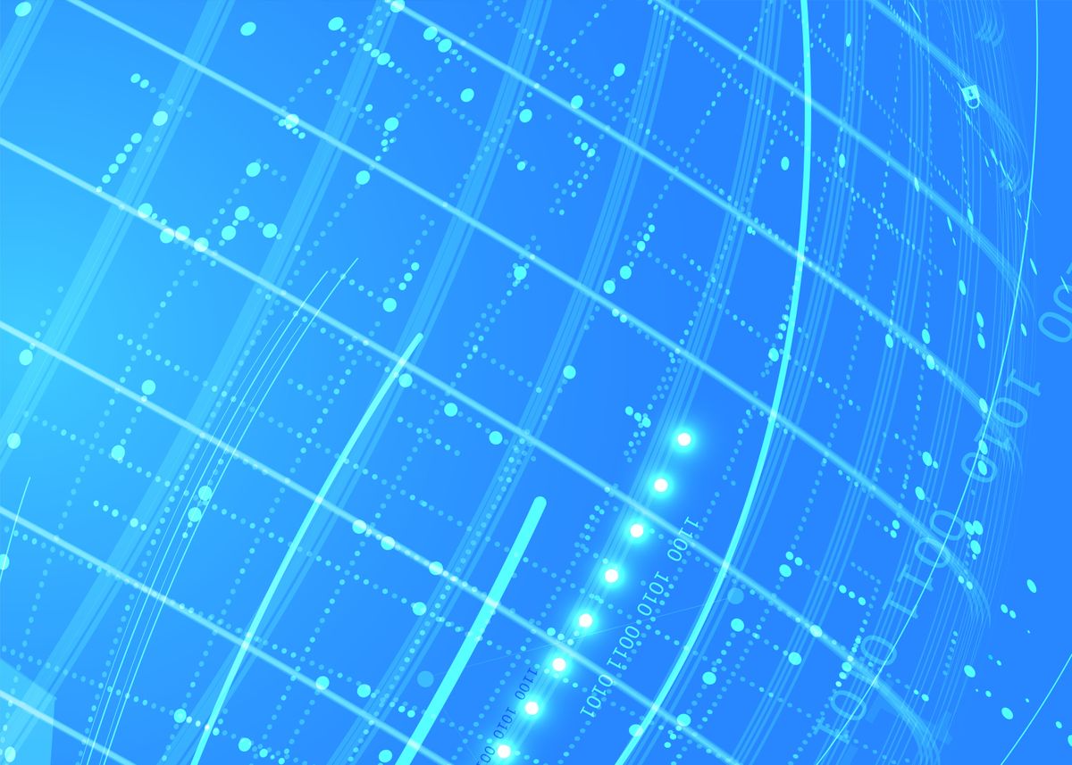 'Abstract technology' Poster, picture, metal print, paint by Vs 1489 ...