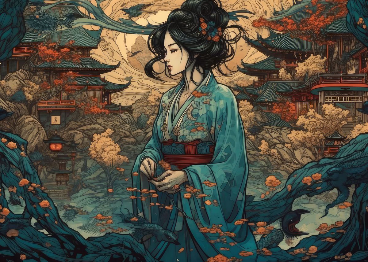 'Mangas Chinese Roots' Poster by Steven Dijkshoorn | Displate