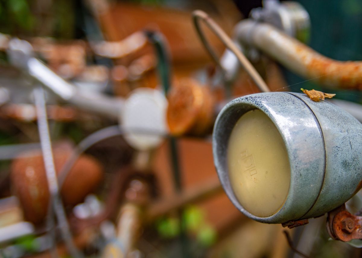 'Rusty bike parts' Poster by Nicolas Pardoel Displate