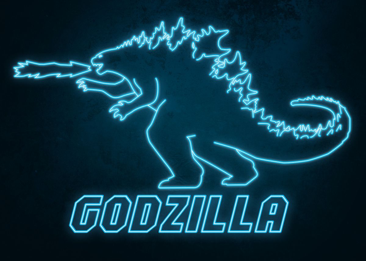 Godzilla deals neon light