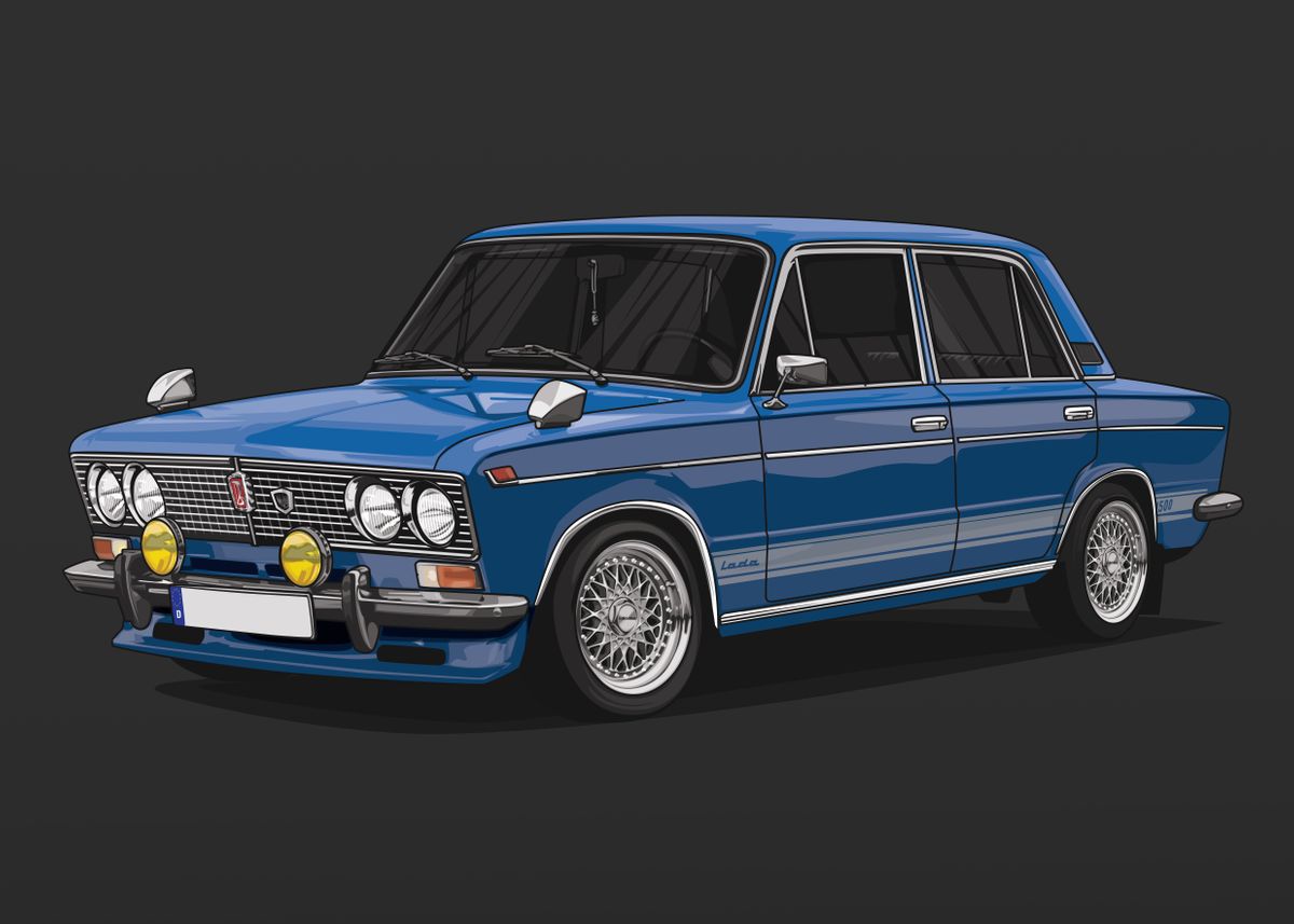 'Lada WAS 2103 Schiguli' Poster, picture, metal print, paint by ...