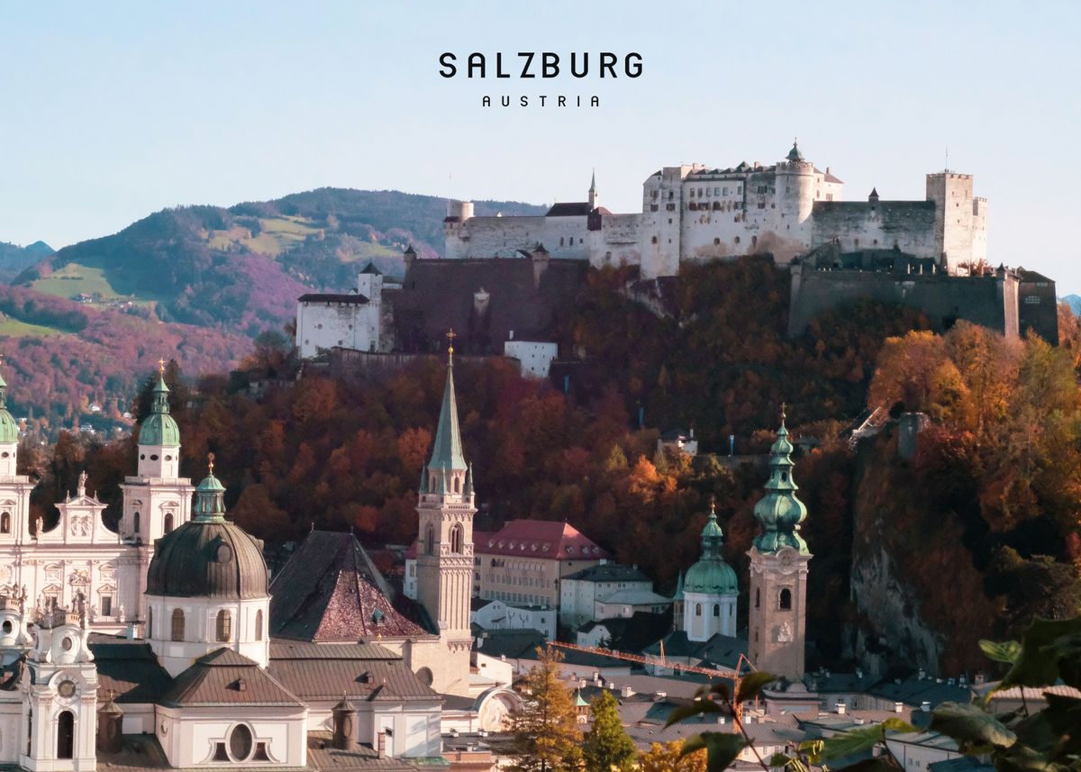 ‘Salzburg ’ Poster, picture, metal print, paint by Travel Addict | Displate