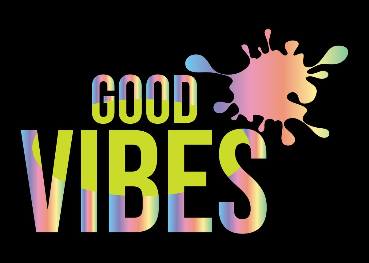 'Good Vibes' Poster by Aesthetic Posters | Displate