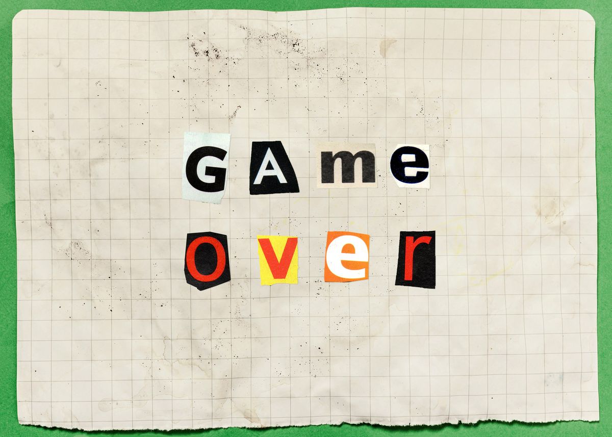 game over - Anonymous