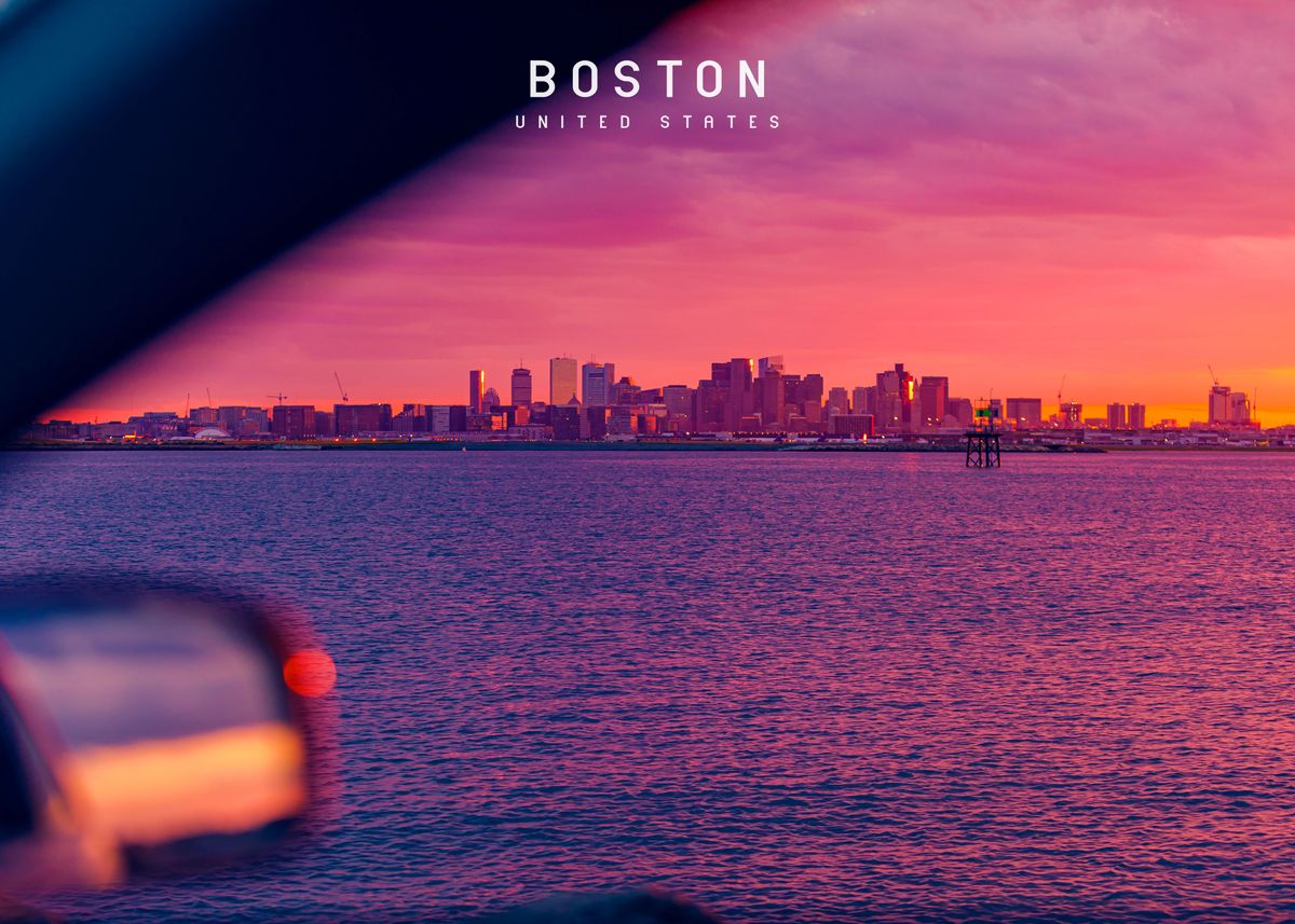 'Boston' Poster by Big City Displate