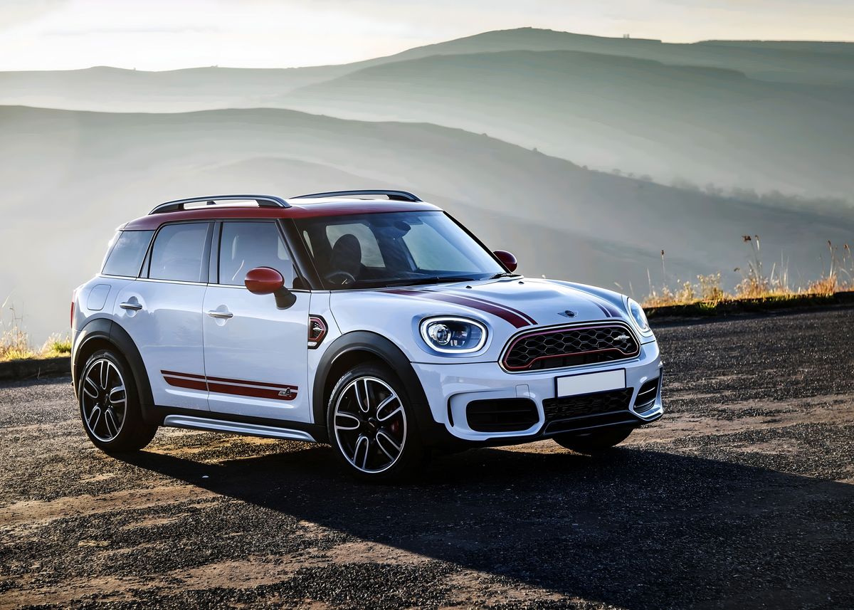 'Mini Cooper S Countryman' Poster, picture, metal print, paint by ...