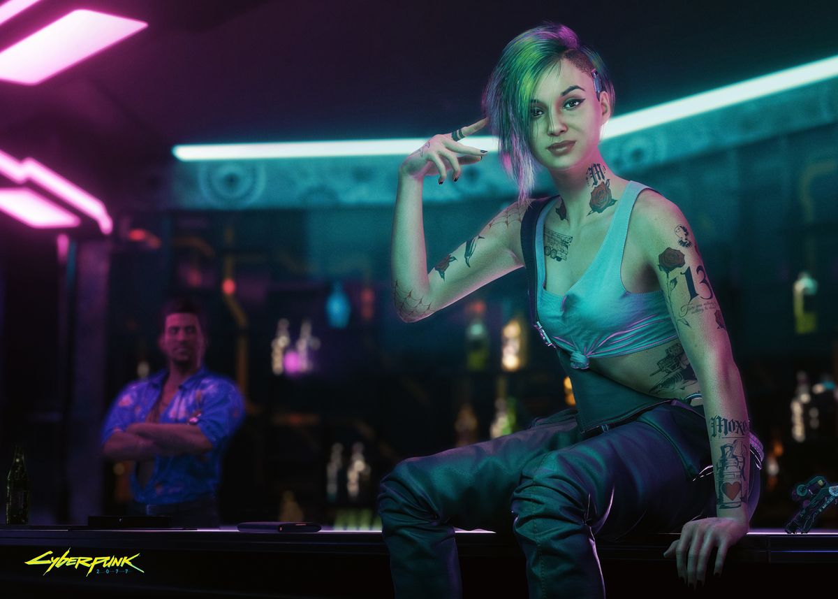 'Judy Alvarez' Poster, Picture, Metal Print, Paint By Cyberpunk 2077 ...
