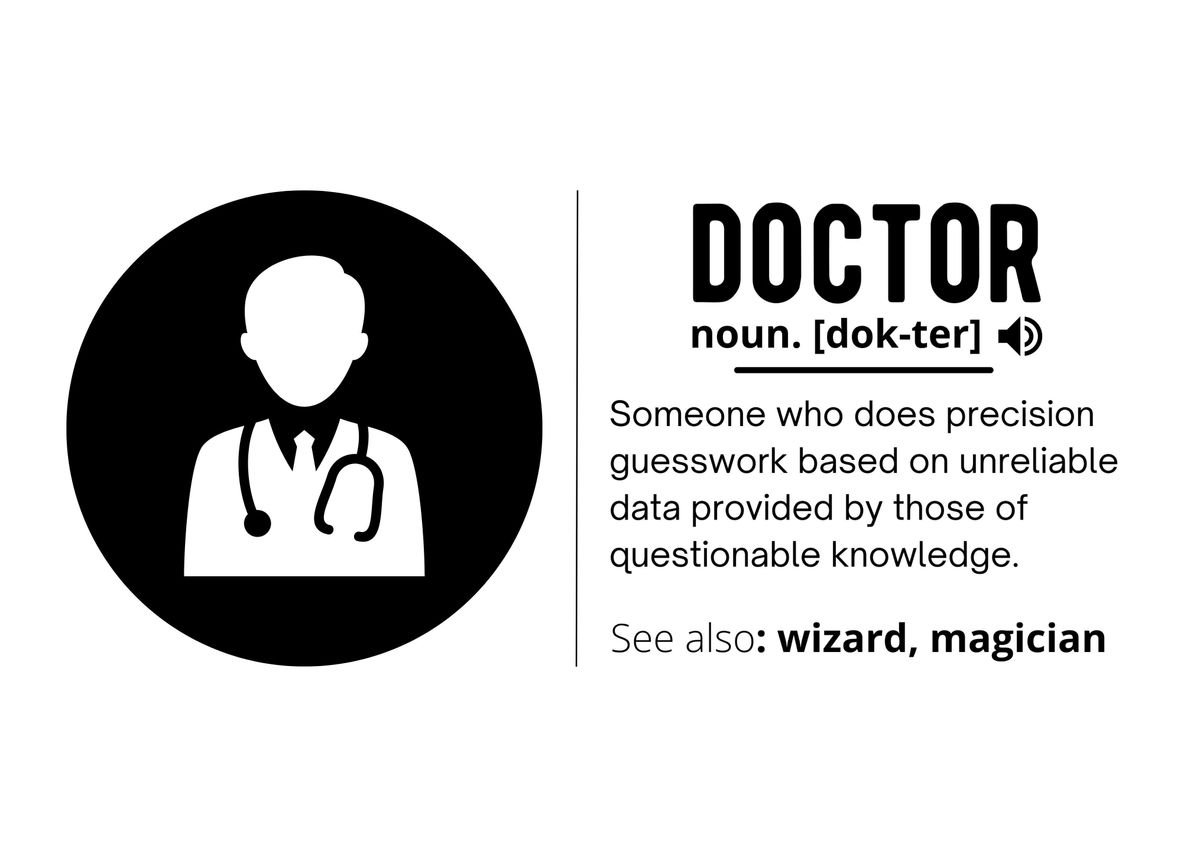 funny-doctor-definition-poster-picture-metal-print-paint-by