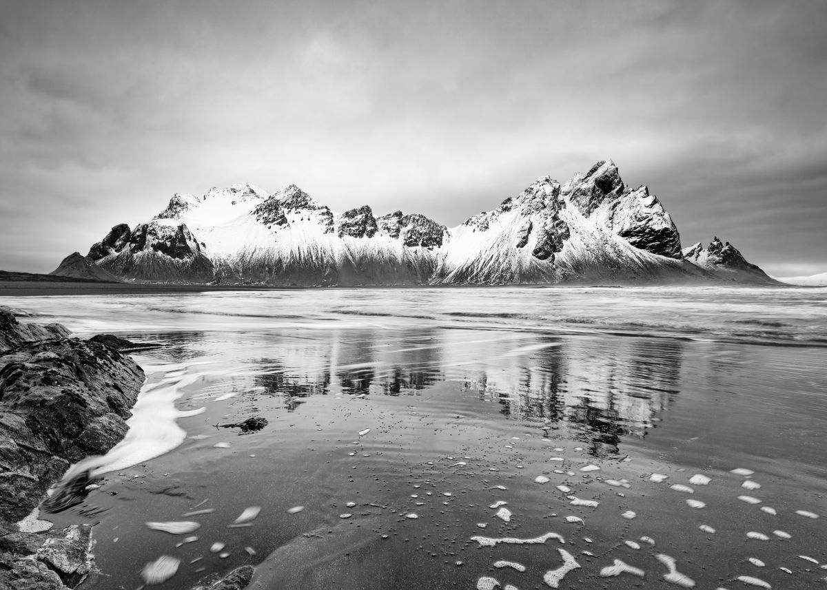 'Coast in Iceland' Poster by Ralf Lehmann | Displate