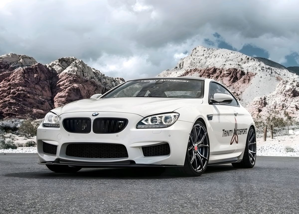 GORGEOUS BMW M6 GICLEE CANVAS ART PRINT POSTER main image 1
