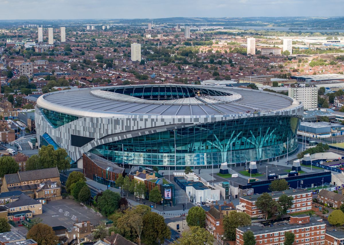 'Tottenham Hotspur Stadium' Poster, picture, metal print, paint by ...