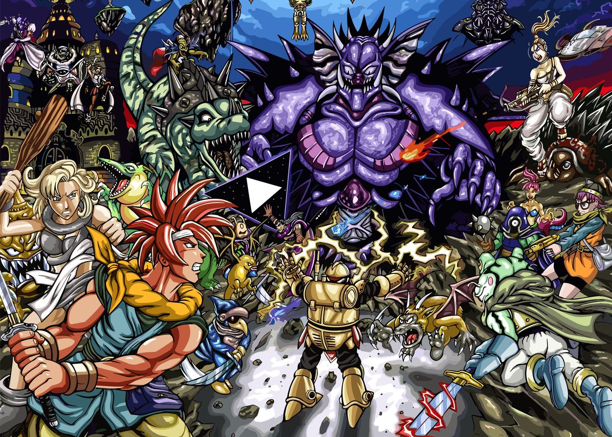 'chrono trigger' Poster, picture, metal print, paint by Diego fero ...