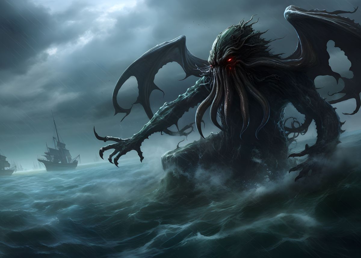 'The Call of Cthulhu' Poster, picture, metal print, paint by Amazing ...