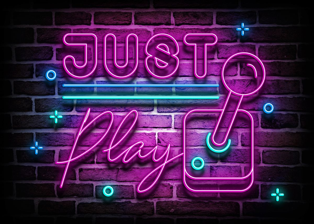 'Just Play ' Poster, picture, metal print, paint by CRAFTSSSTUDIO
