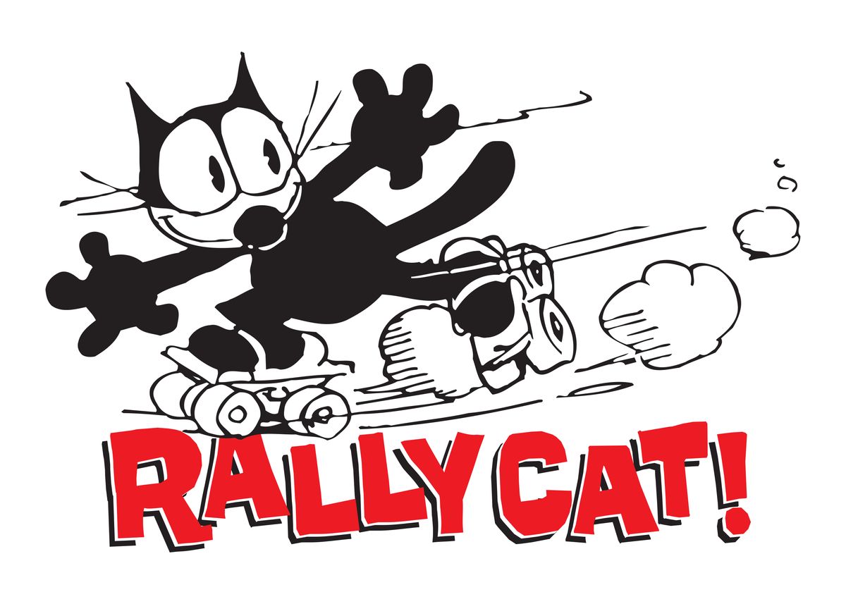'Felix the Cat Rally Cat' Poster, picture, metal print, paint by Felix ...