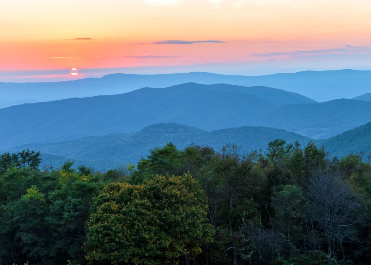 'Appalachian Mountains' Poster, picture, metal print, paint by Jonathan ...
