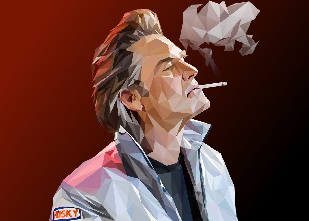 'stuntman mike death proof' Poster, picture, metal print, paint by ...