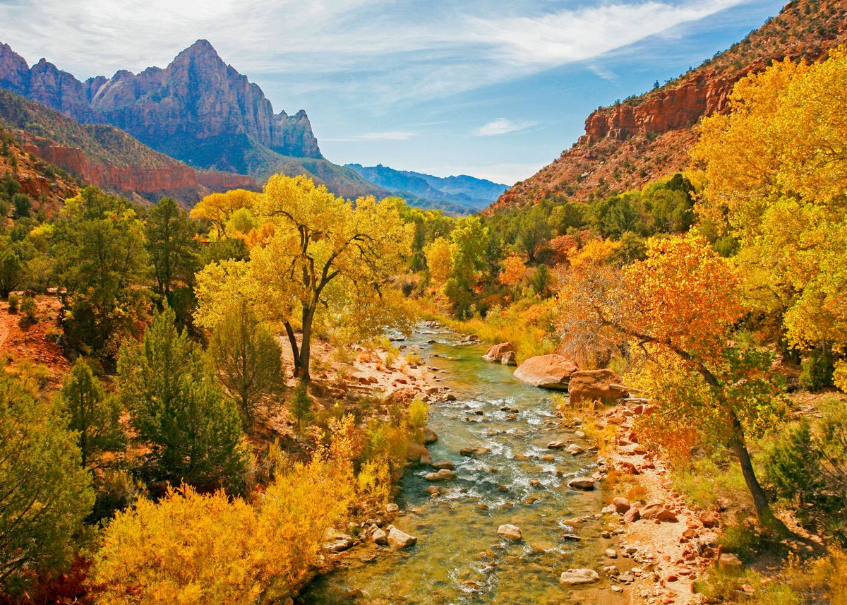 'The Virgin River' Poster, picture, metal print, paint by BURRY Nature ...