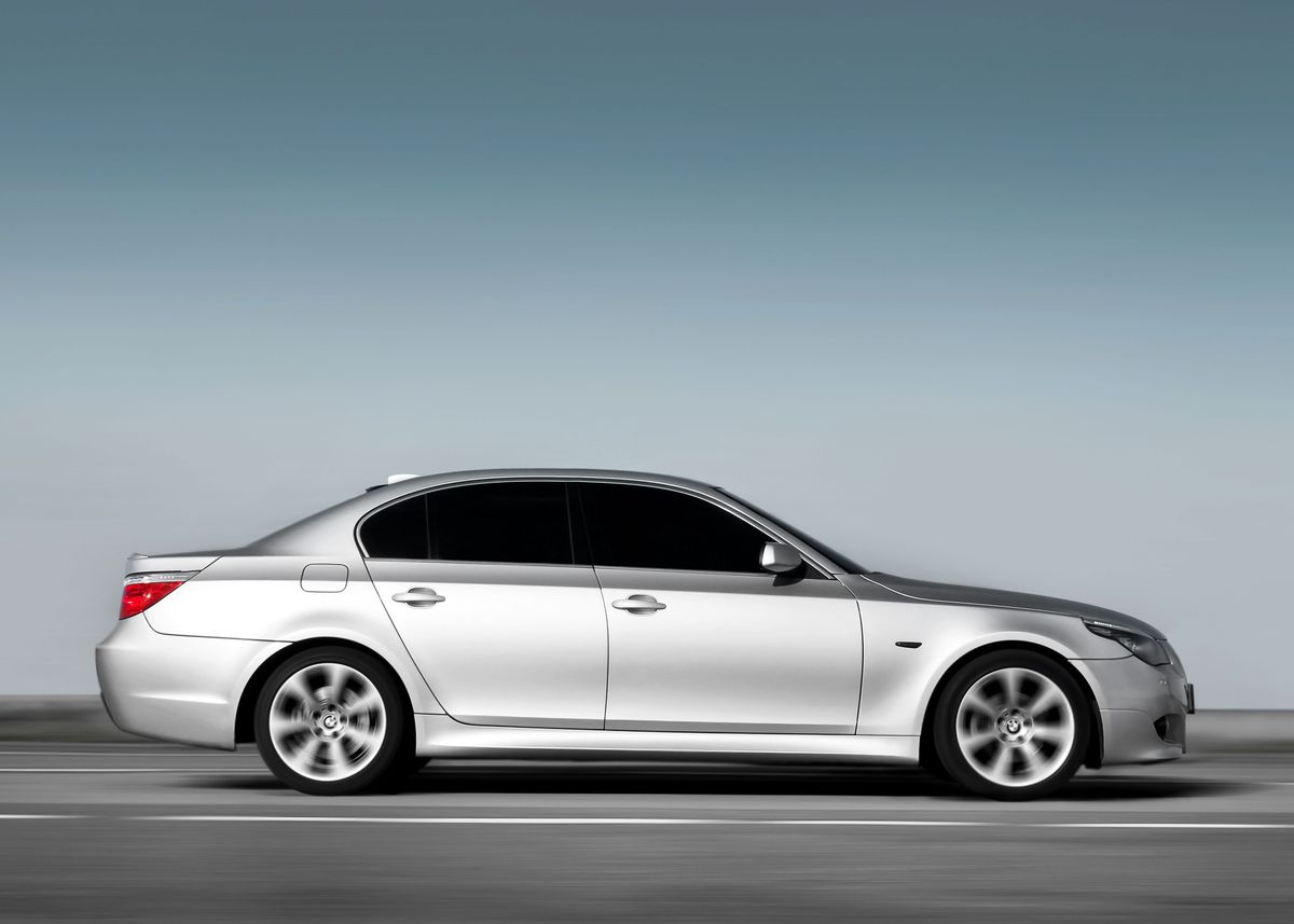 'BMW E60 car' Poster, picture, metal print, paint by Roman Stasiuk ...