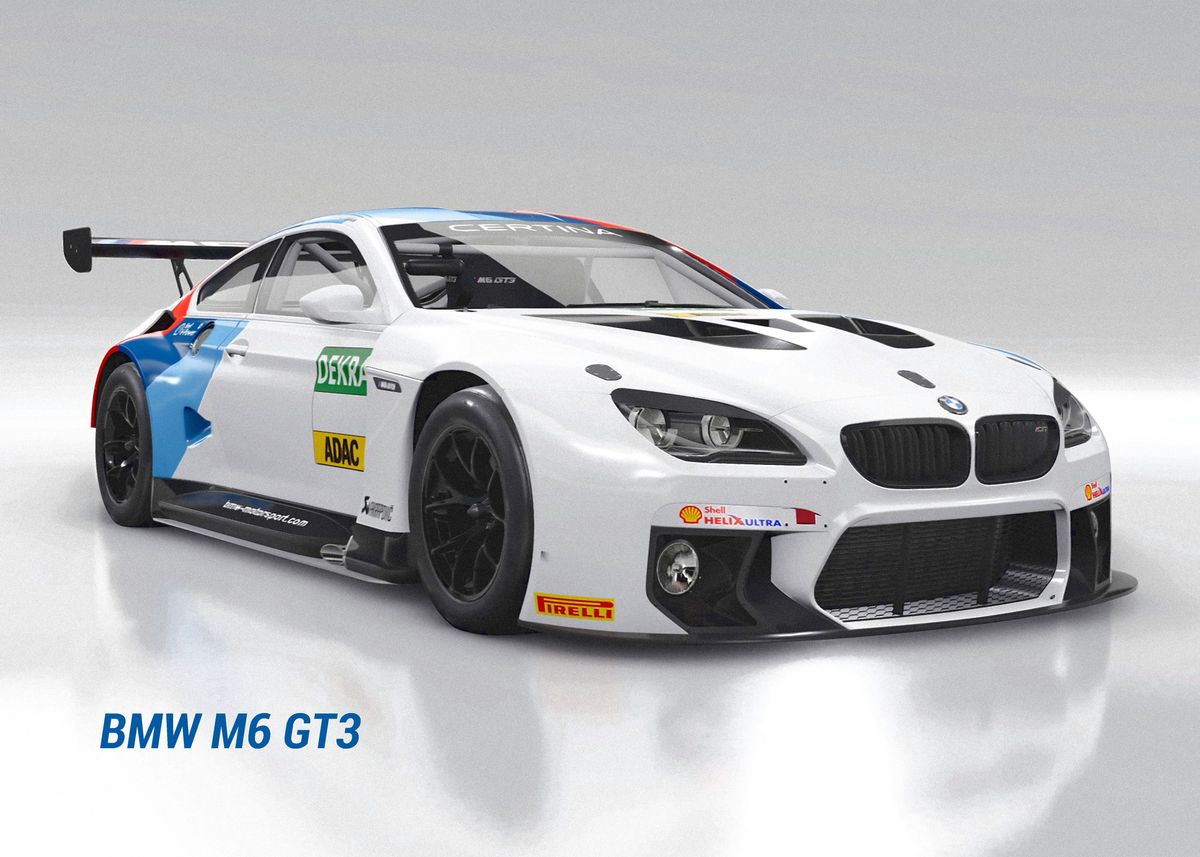 BMW M6 TUNING GICLEE CANVAS ART PRINT POSTER