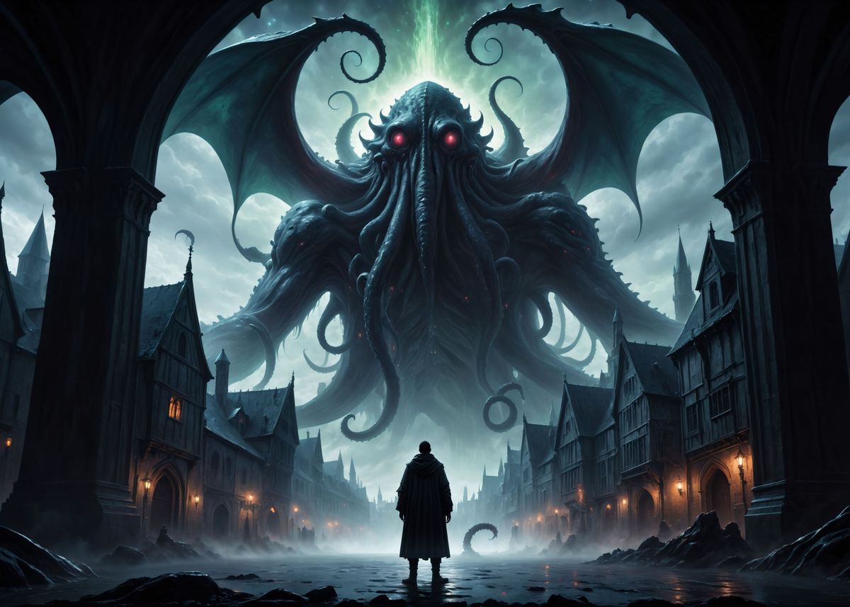 Cthulhu christmas knit sweater