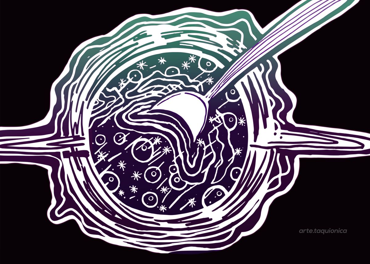 'Primordial soup' Poster, picture, metal print, paint by Arte ...