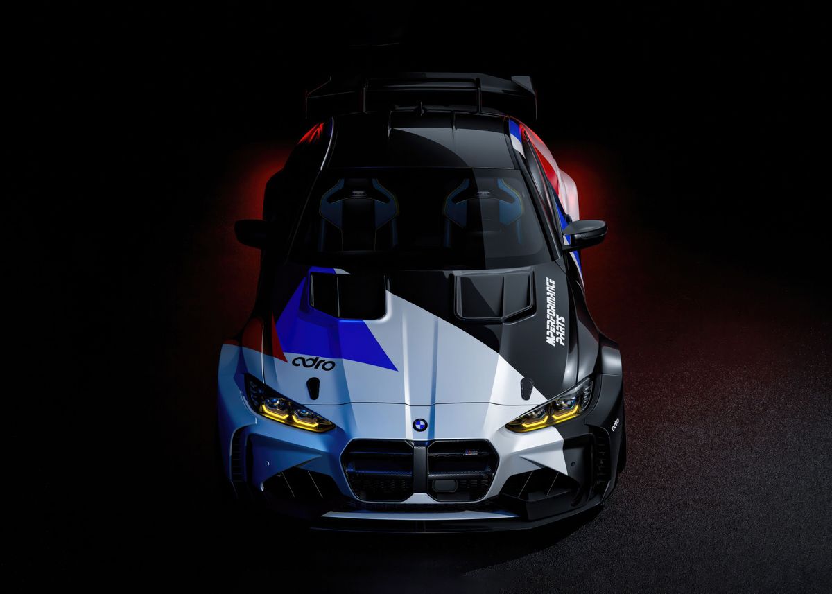 'Bmw m4 gt3' Poster, picture, metal print, paint by El Object | Displate