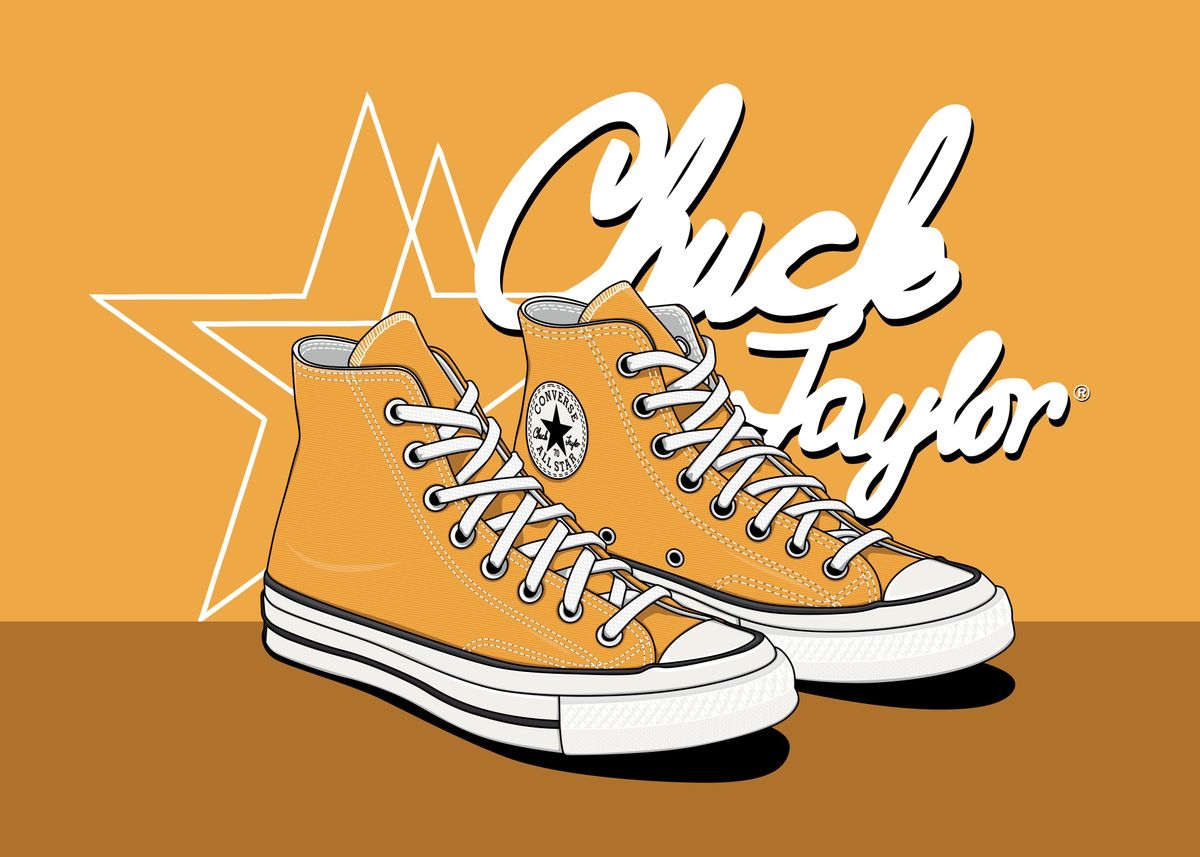 'Converse Chuck 70 Hi' Poster, picture, metal print, paint by Dodi ...